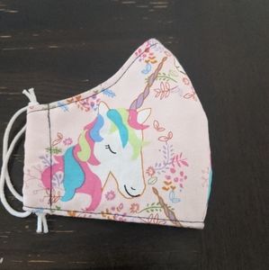 NEW Handsewn Unicorn Face Mask
